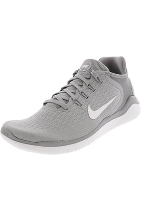 Men's Free Rn 2018 Wolf Grey / White - Volt Ankle-High Running Shoe 8M