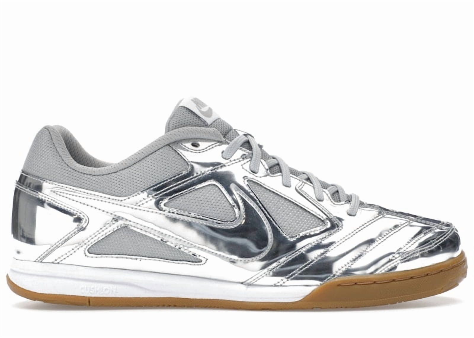 Nike Men's Gato LV8 Metallic Silver White Gum Light Brown Shoes, from StockX