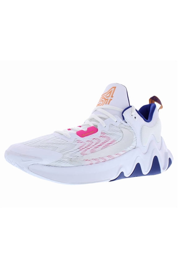 Men's Giannis Immortality 2 Basketball Shoes, White/Metallic Silver, 10