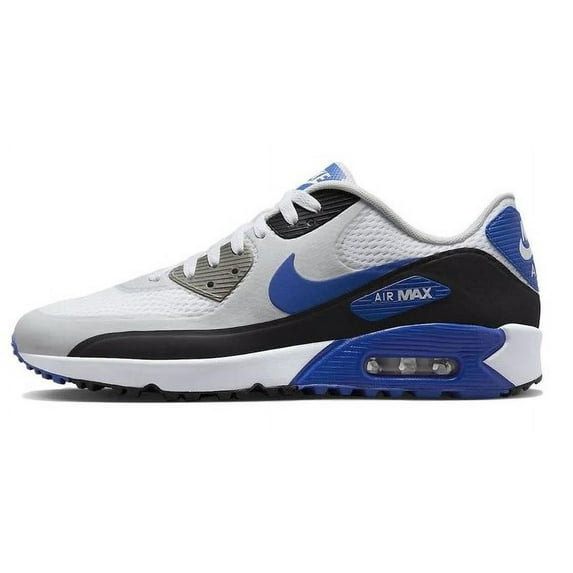 Nike Men's Golf Shoe TB Air Max 90 G, White/Game Royal-Black, 8.5