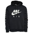 thumbnail image 1 of Nike Men's Hoodie Just Do It NSW Athletic Pullover Air Max Hooded Sweatshirt, Black White, L, 1 of 4