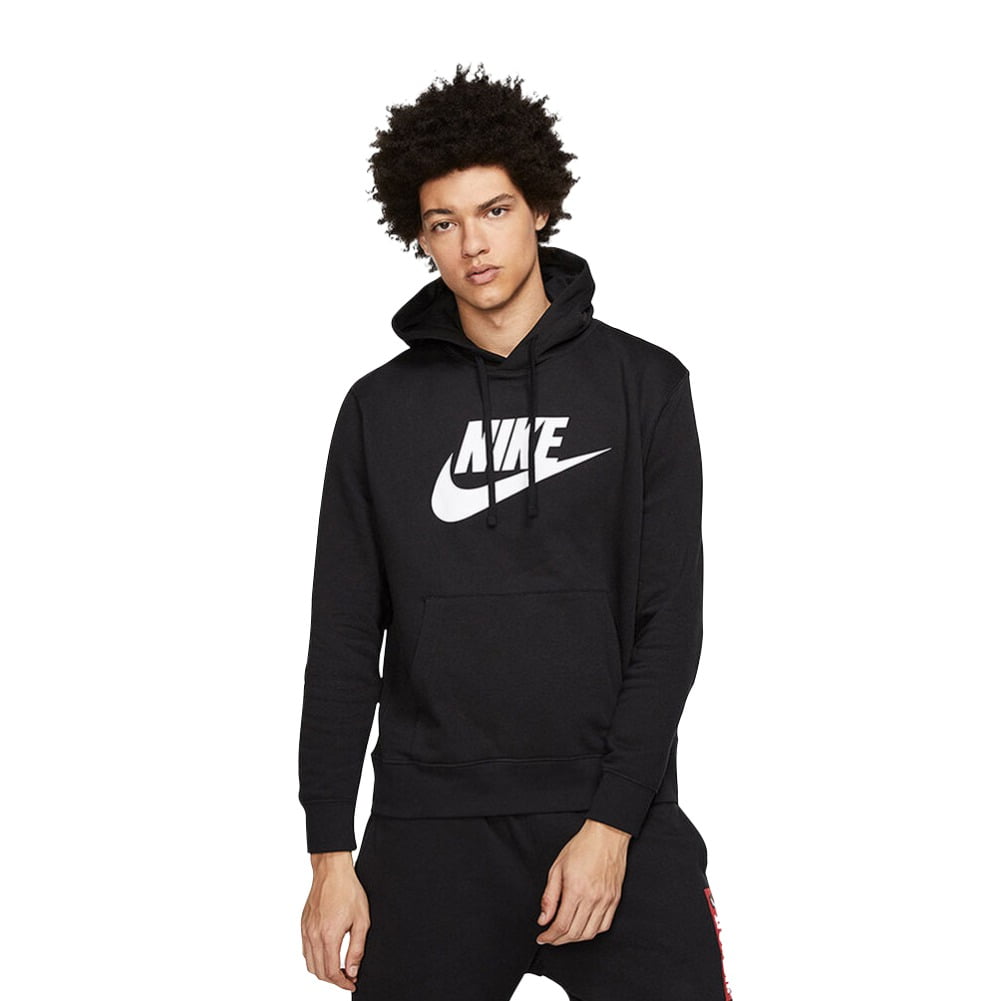 Men\'s Nike Sportswear University Red/White Fleece Graphic Pullover Hoodie  (BV2973 657) - M