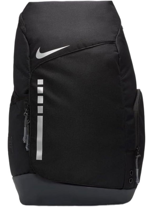 Men's Hoops Elite Backpack, Black Anthracite and Metallic Silver