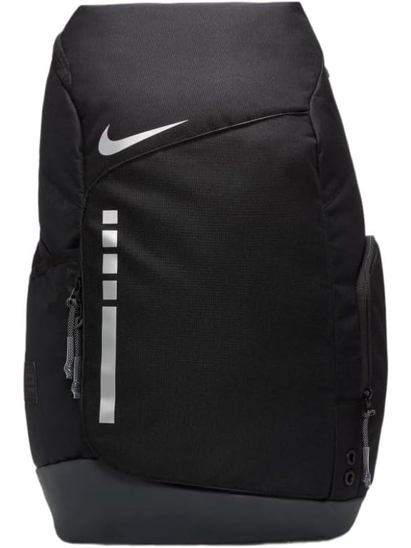 Men's Hoops Elite Backpack, Black Anthracite and Metallic Silver