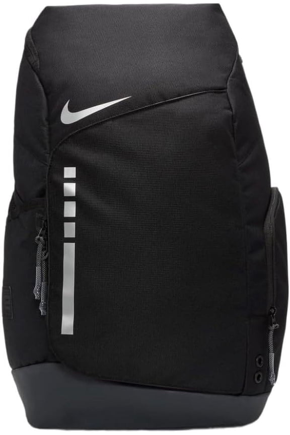 Men's Hoops Elite Backpack, Black Anthracite and Metallic Silver