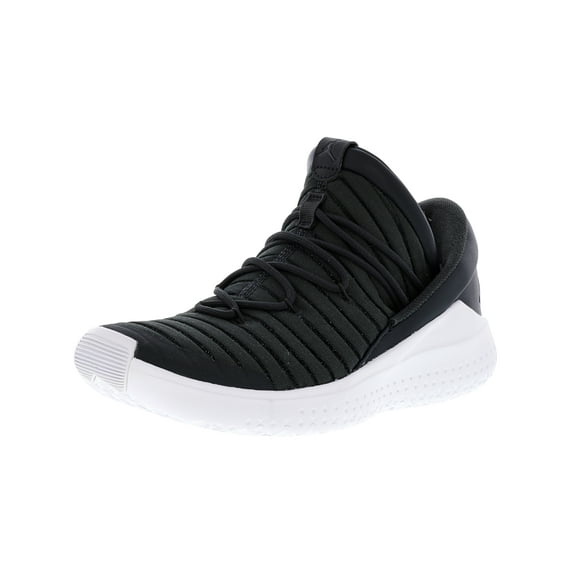 Nike Men's Jordan Flight Luxe Anthracite / Black-White Ankle-High Fabric Basketball Shoe - 10M