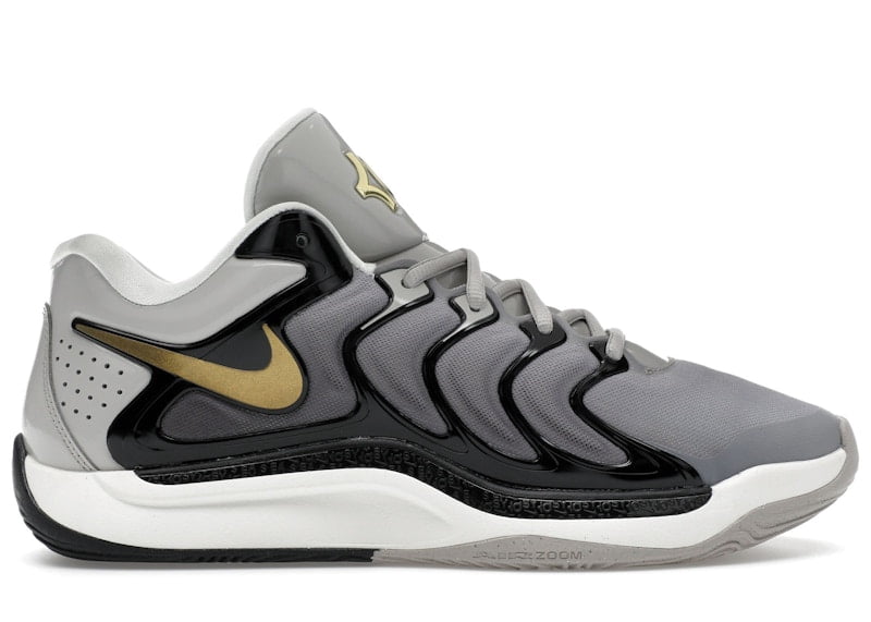 Nike Men's KD 17 Light Iron Ore Metallic Gold Basketball Shoes