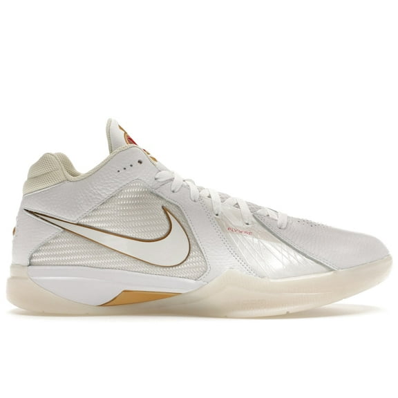 Nike Men's KD 3 Retro White Metallic Gold Basketball Shoes, from StockX