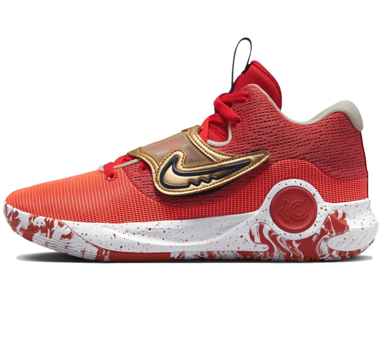 Nike Men's KD Trey 5 X Basketball Shoes (Univeristy Red/Metallic Gold
