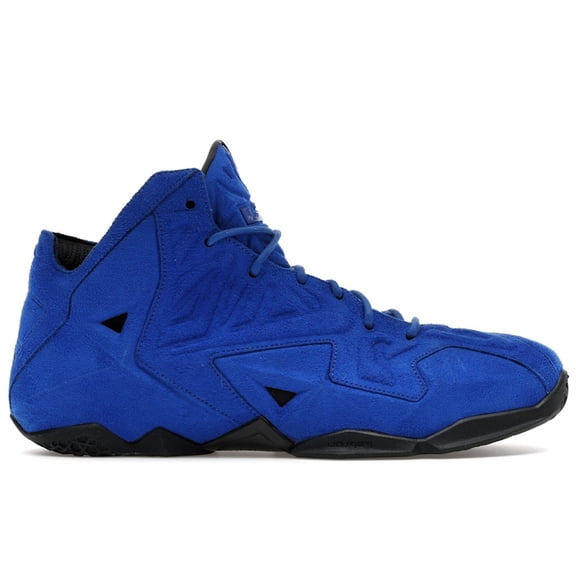 Nike Men's LeBron 11 EXT Blue Suede Basketball Shoes, from StockX