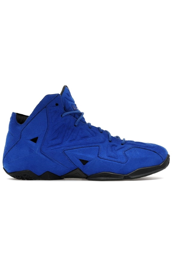 Men's LeBron 11 EXT Blue Suede Basketball Shoes, from StockX