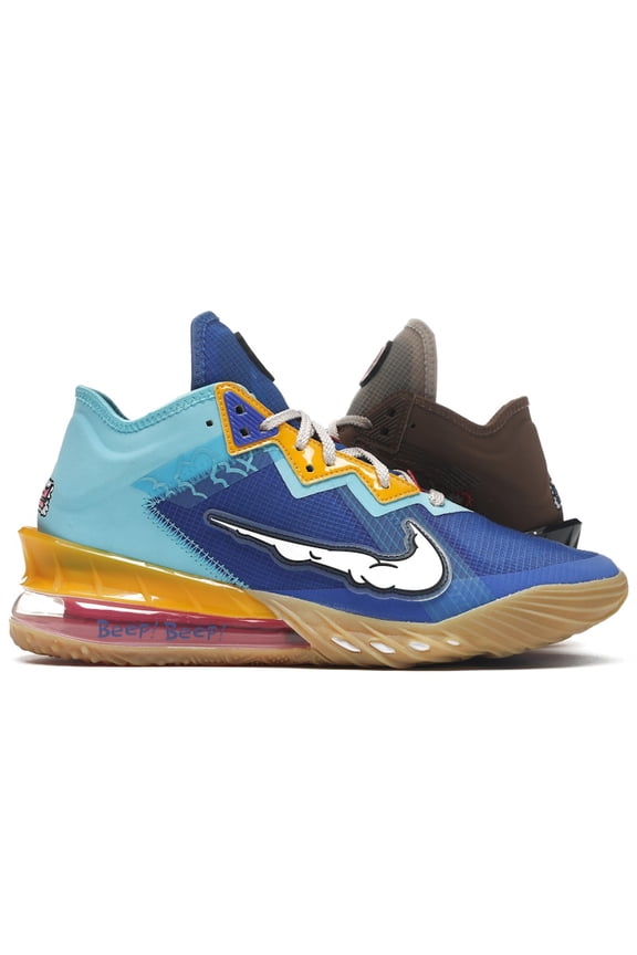 Men's LeBron 18 Low Wile E. vs Roadrunner Space Jam Basketball Shoes, from StockX