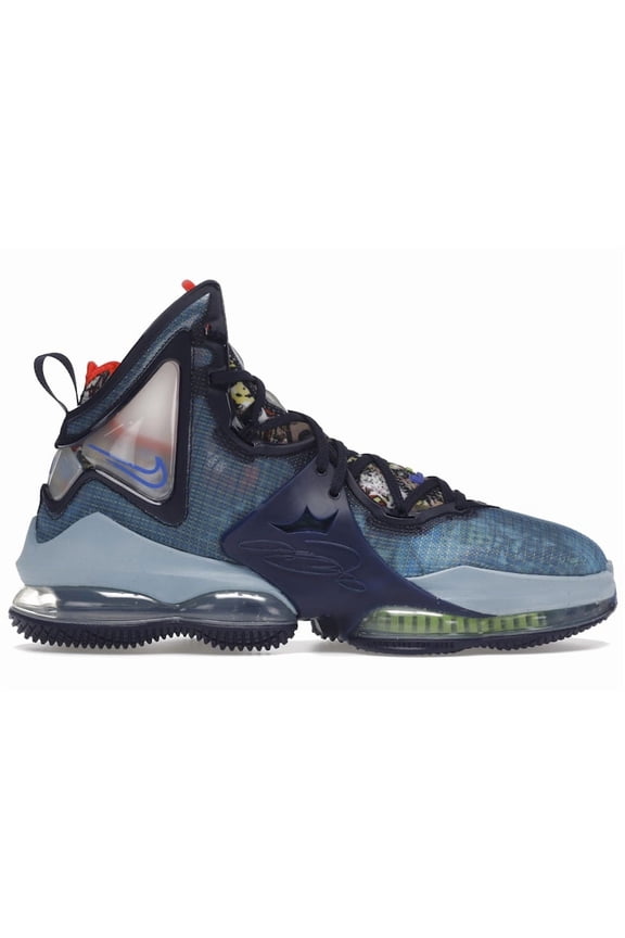 Men's LeBron 19 Fast Food Dutch Blue Basketball Shoes, from StockX