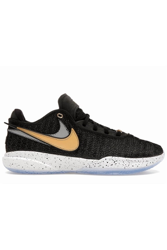 Men's LeBron 20 Black Metallic Gold Basketball Shoes, from StockX