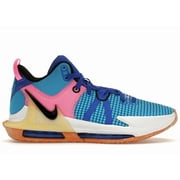 NIKE Men's LeBron Witness 7 Hyper Royal Blue Lightning White Black Basketball Shoes, from StockX