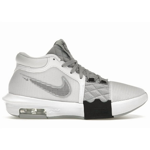 Nike Men's LeBron Witness 8 White Light Smoke Grey Basketball Shoes, from StockX
