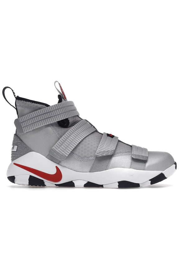 Men's LeBron Zoom Soldier 11 Silver Bullet Basketball Shoes, from StockX