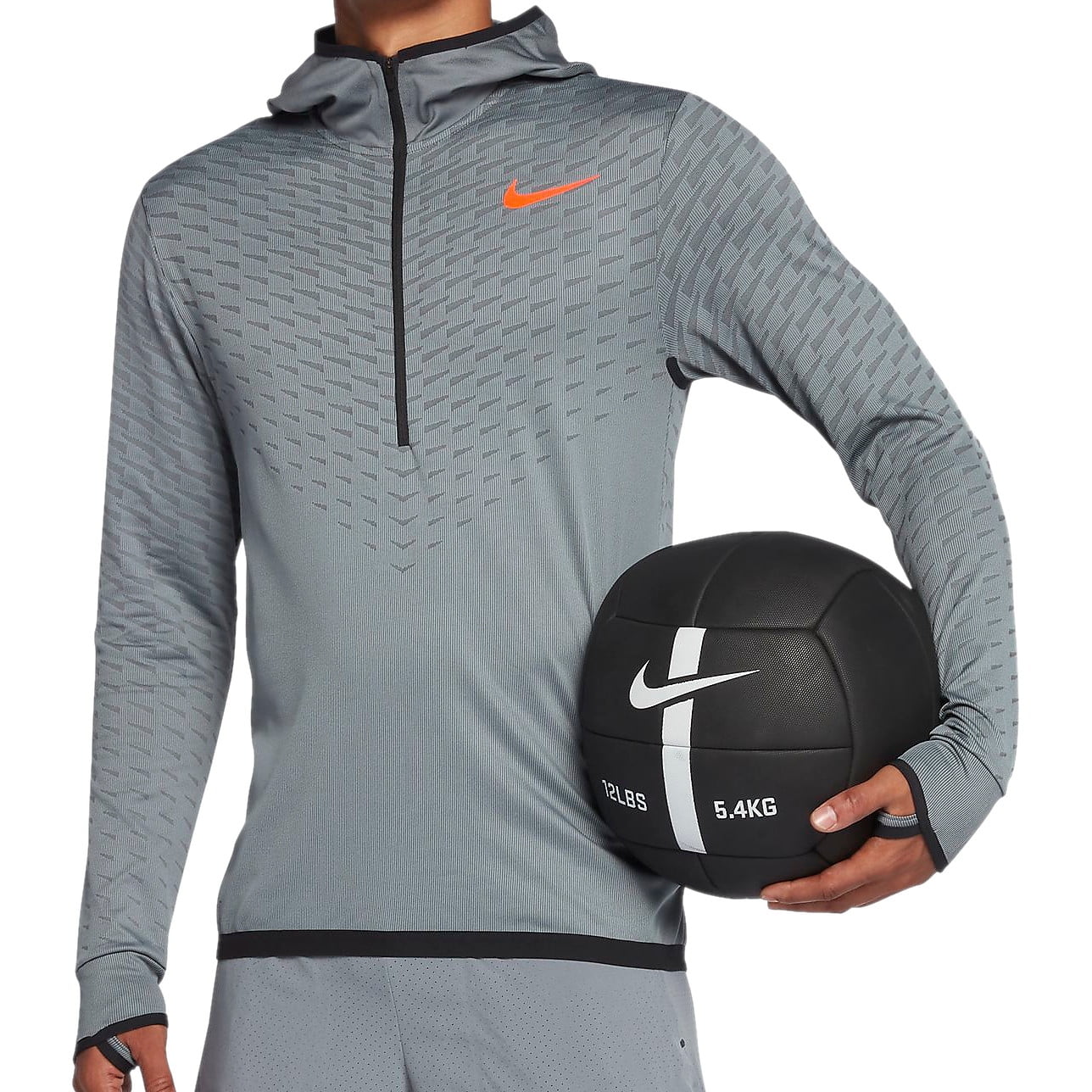 Nike Men's Lightweight Dri-Fit Training Top Half-Zip Hoodie Nike Men's Lightweight Dri-Fit Training Top Half-Zip Hoodie