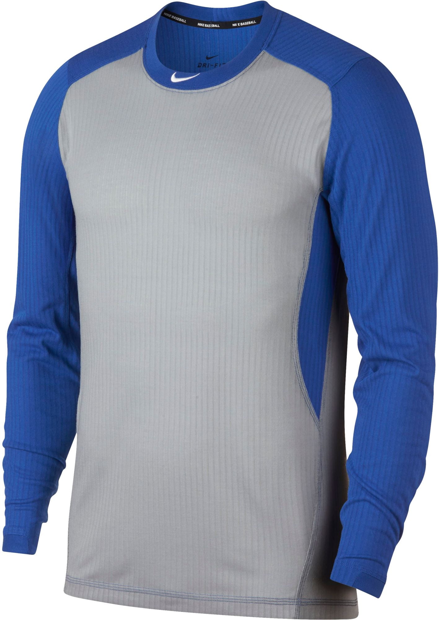 nike game men's long sleeve baseball top