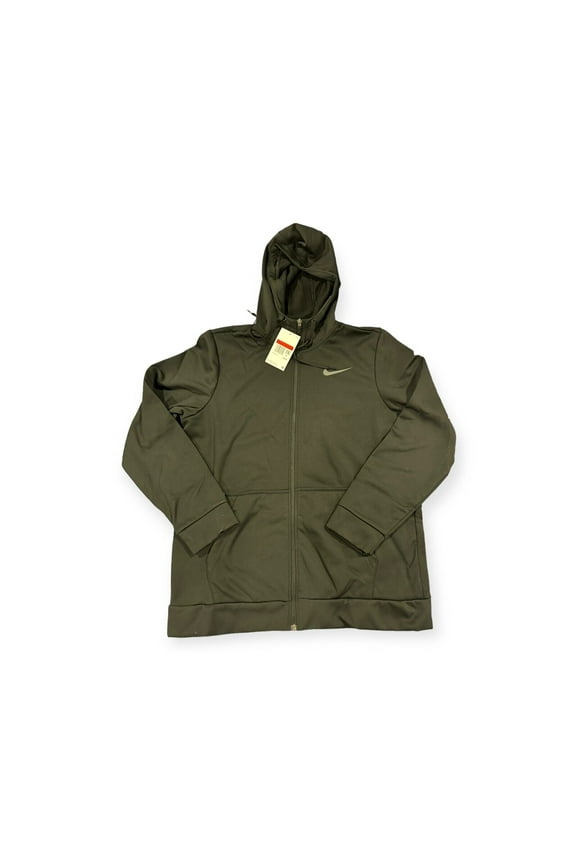 Men's Long Sleeve Training Zip Up Jacket - Black (CU6231-010) (Large)