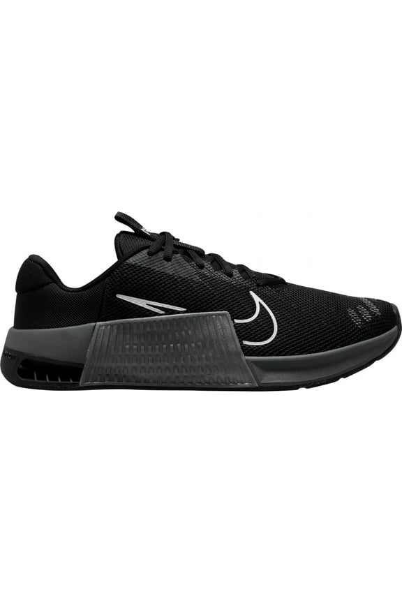 Men's Metcon 9 Training Shoes (Black/White/Grey, 8)