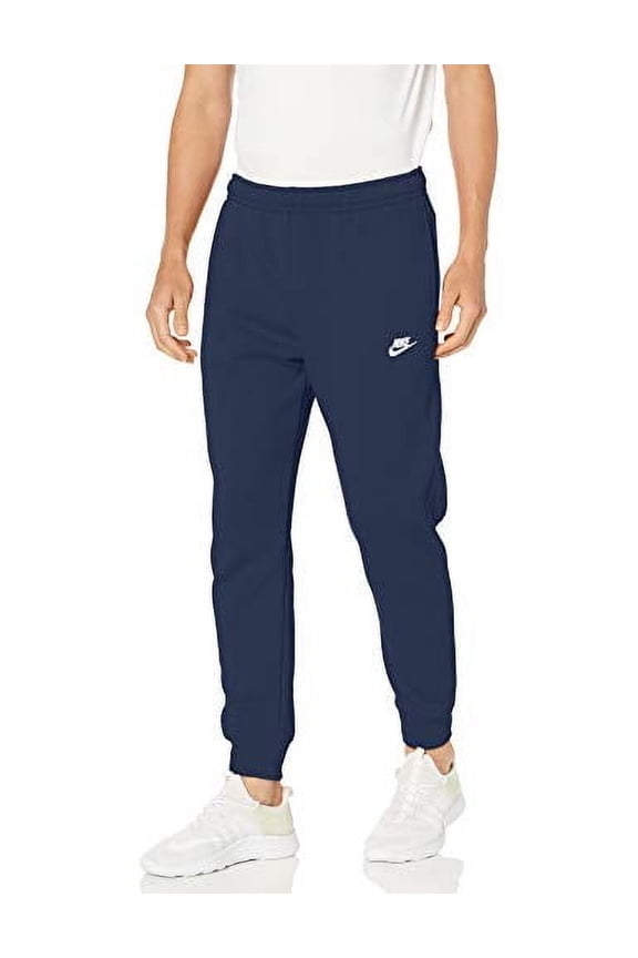 Men's NSW Club Jogger, Midnight Navy/Midnight Navy/White, 4X-Large-T