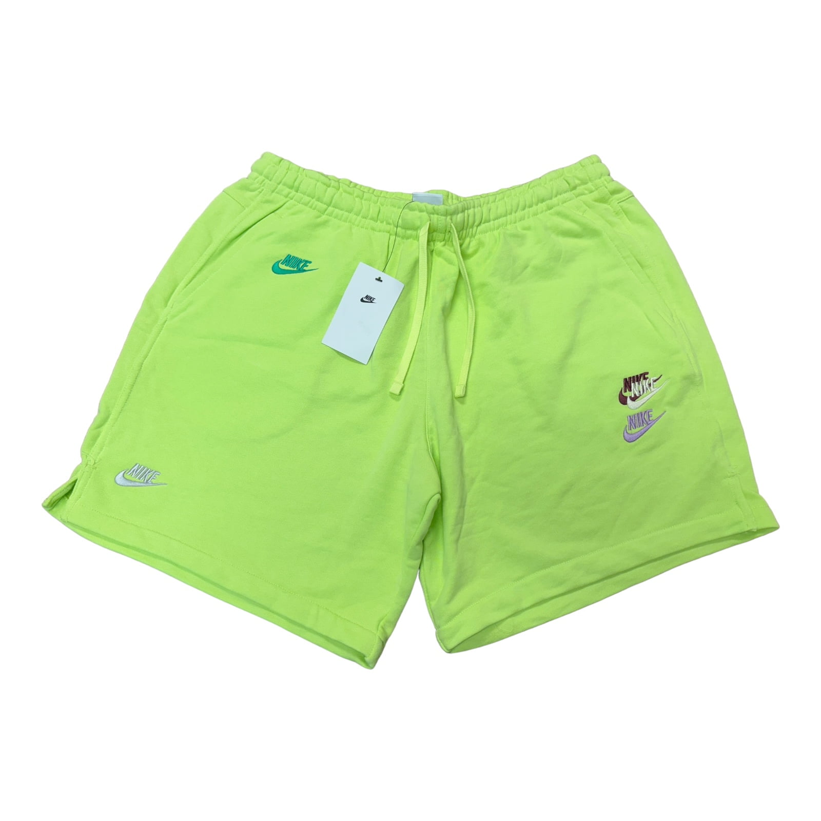 neon nike shorts men