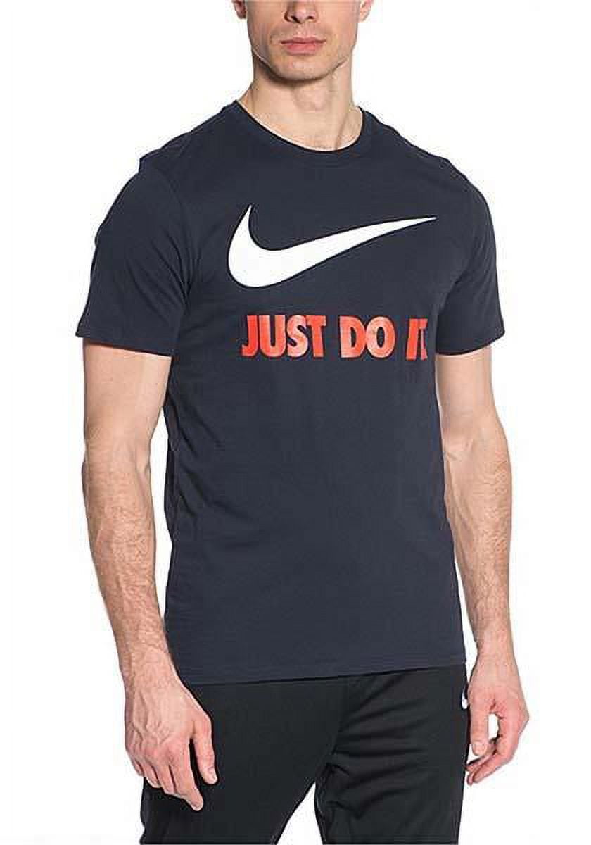Nike Men's New Just Do It JDI Swoosh T-Shirt 707360-475 Obsidian ...