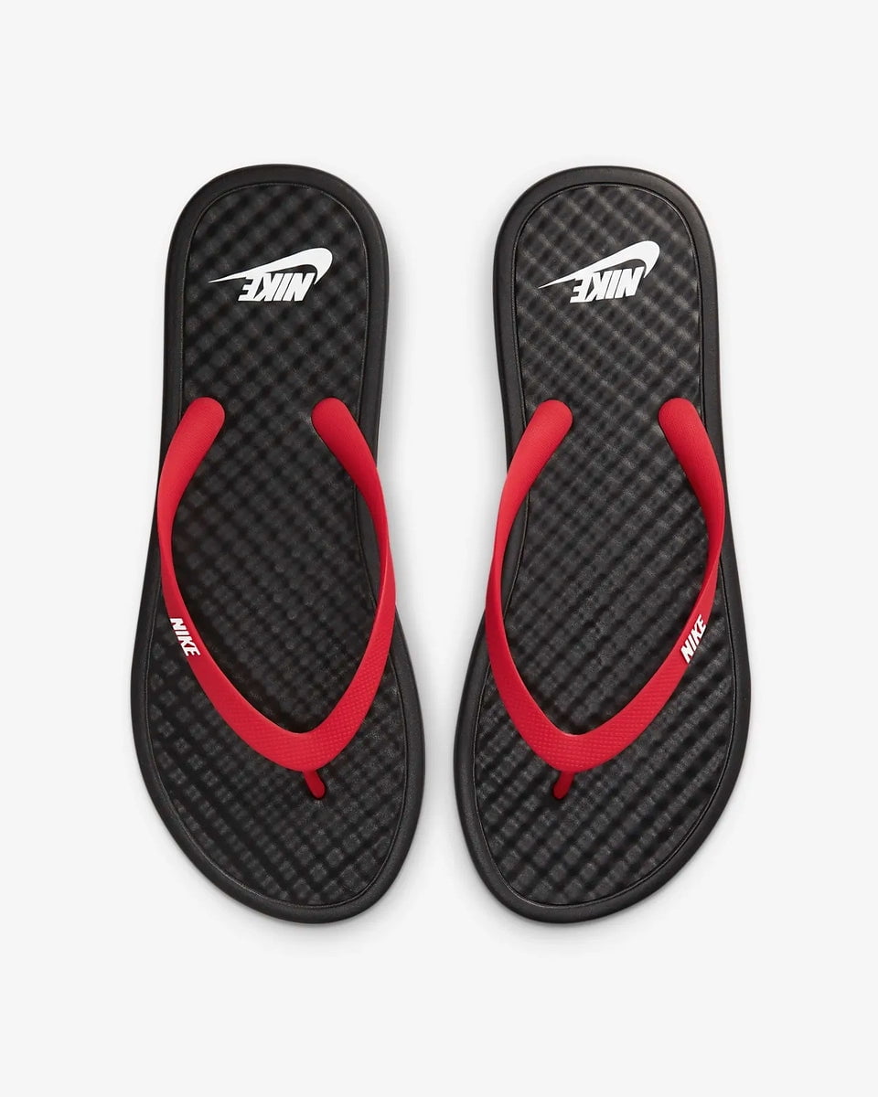 Nike Men's On Deck Flip-Flops Red Black CU3958 007 Sz (15 Wmn's) - Walmart.com