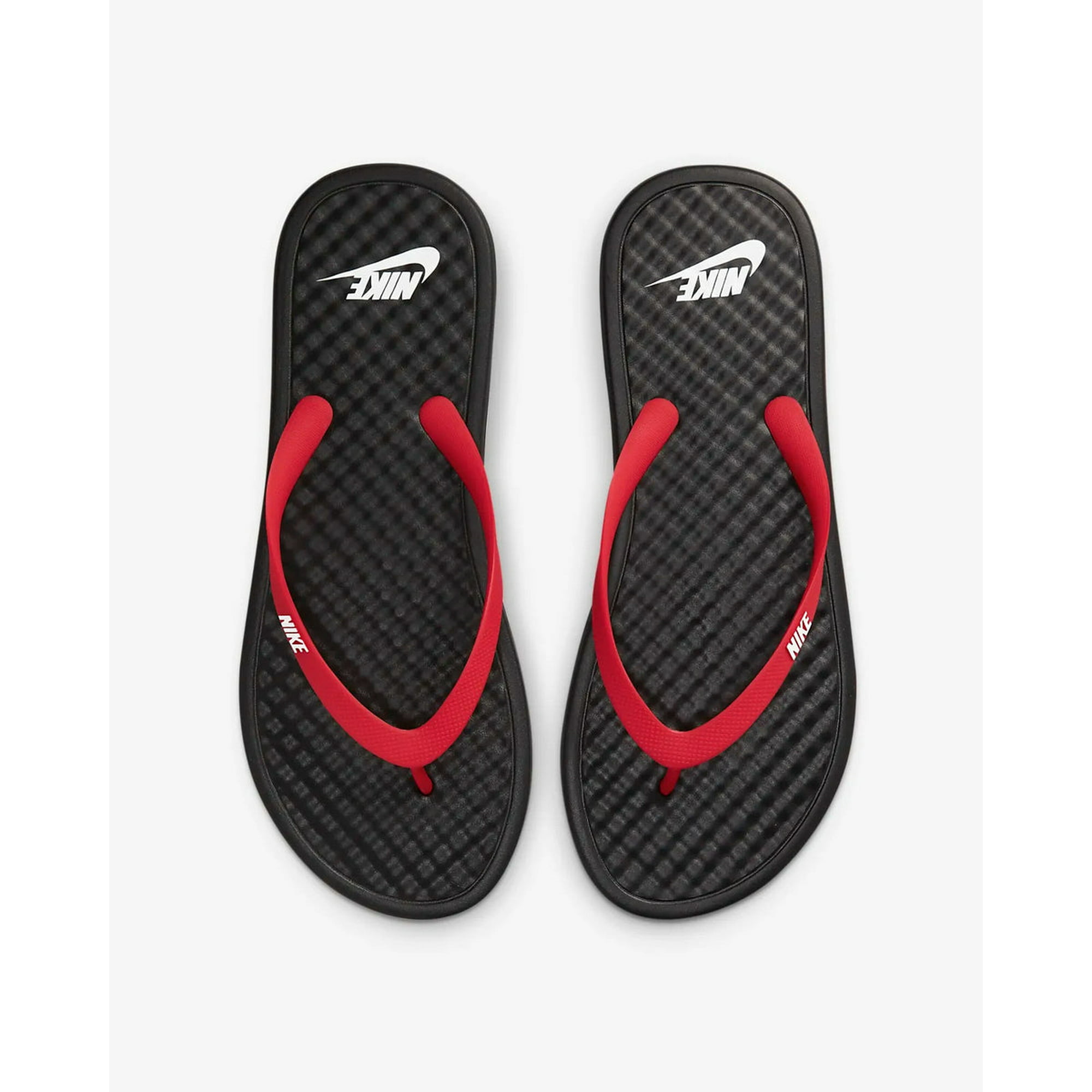 Nike Men's On Deck Flip-Flops Red Black CU3958 007 Sz (15 Wmn's) - Walmart.com