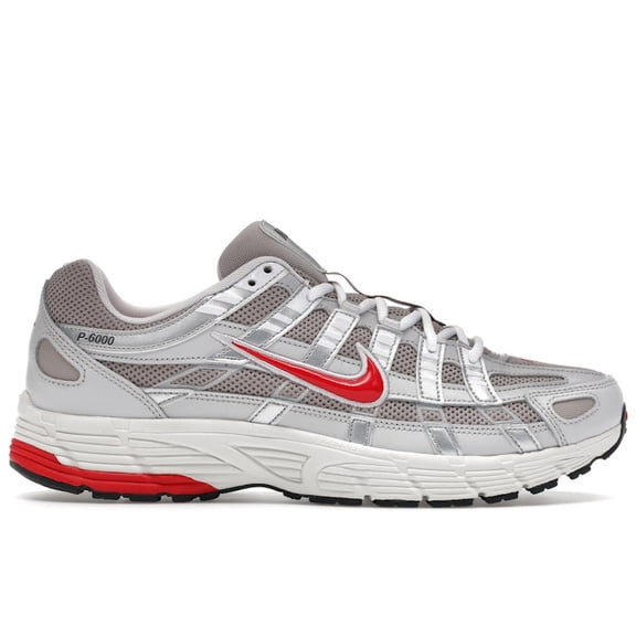 Nike Men's P-6000 Grey Fire Red Shoes, from StockX