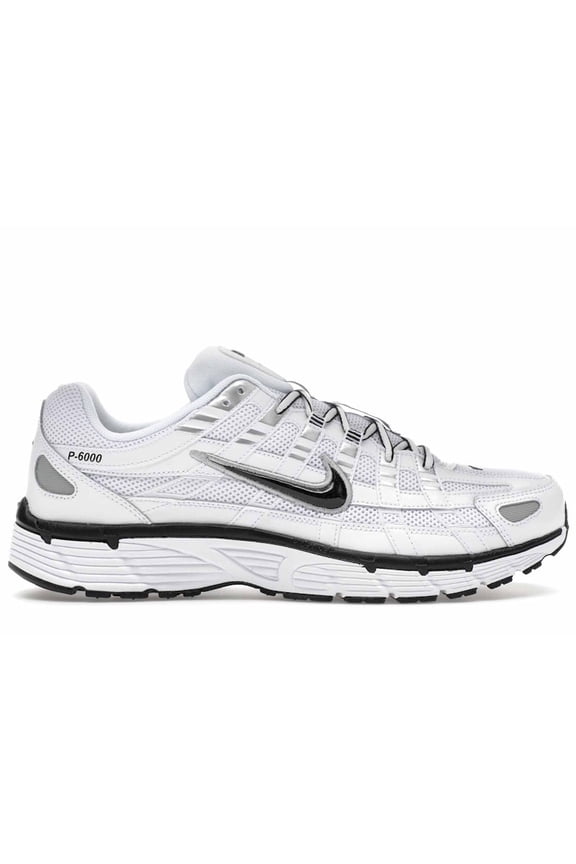 Men's P-6000 White Metallic Silver Black Shoes, from StockX