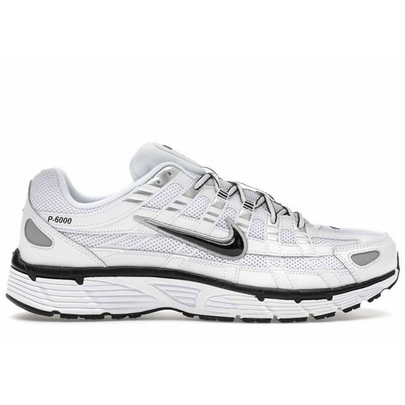 Nike Men's P-6000 White Metallic Silver Black Shoes, from StockX