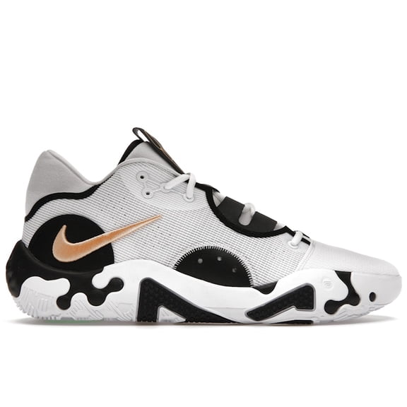 Nike Men's PG 6 White Black Orange Chalk Basketball Shoes, from StockX