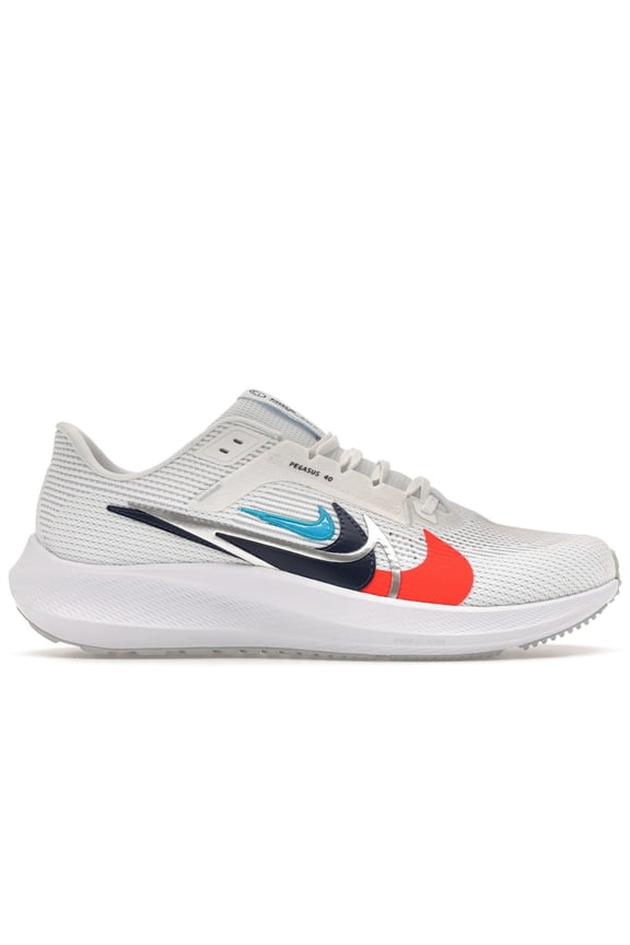 Men's Pegasus 40 Premium White Multi-Color Running Shoes, from StockX