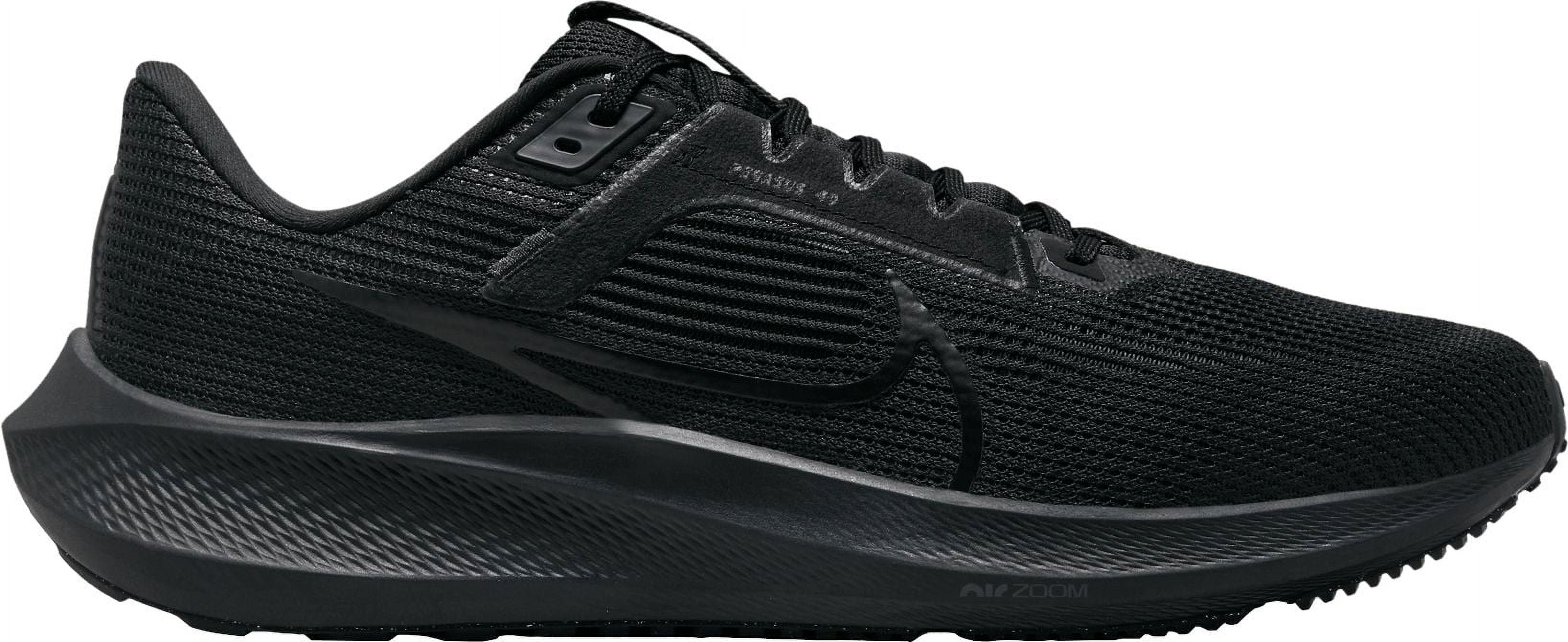 Nike Men's Pegasus 40 Running Shoes (Black/Black, 7.5, Medium/D)