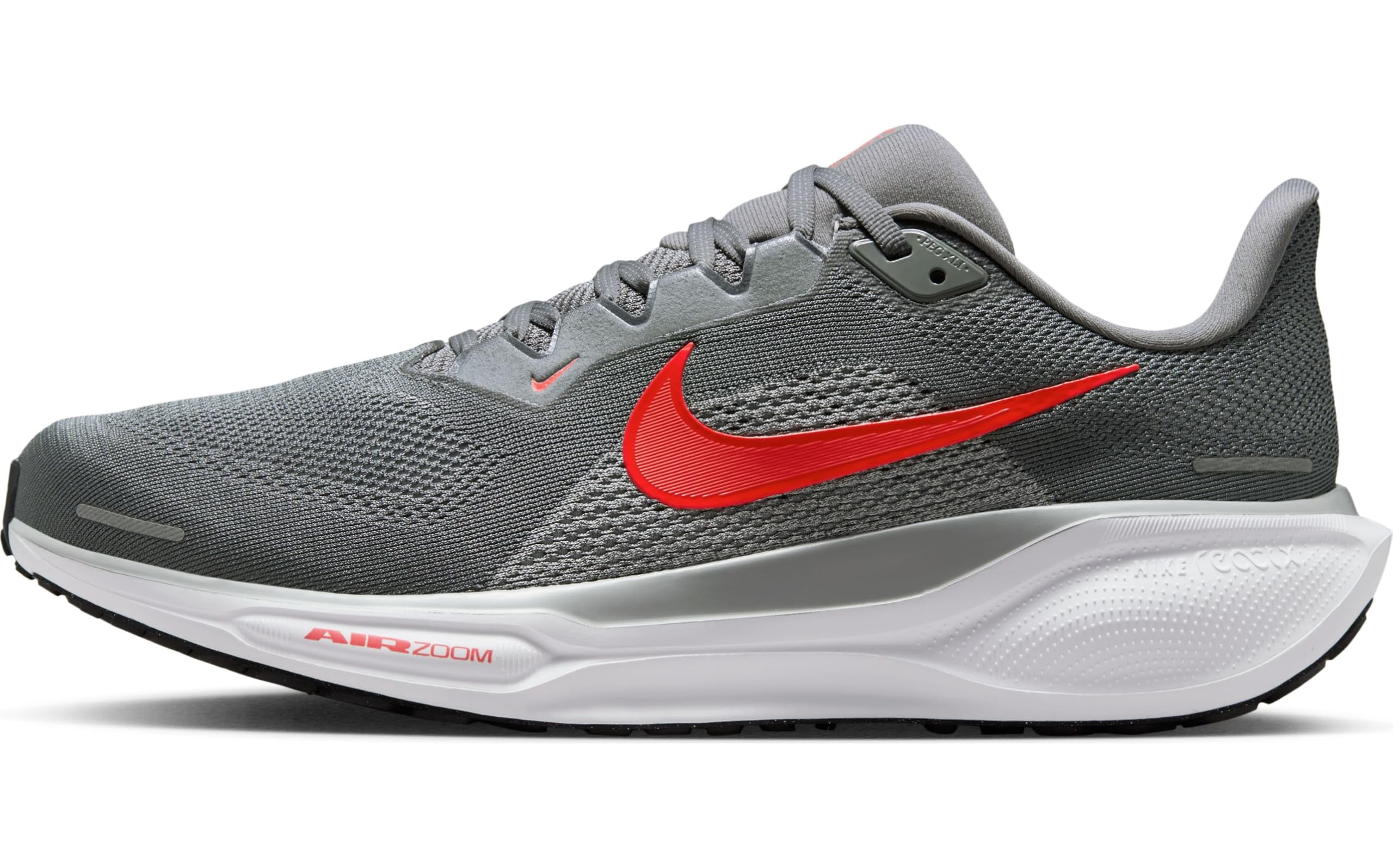 Nike Men's Pegasus 41 Cool Grey/Bright Crimson/Wolf Grey 11 Wide ...