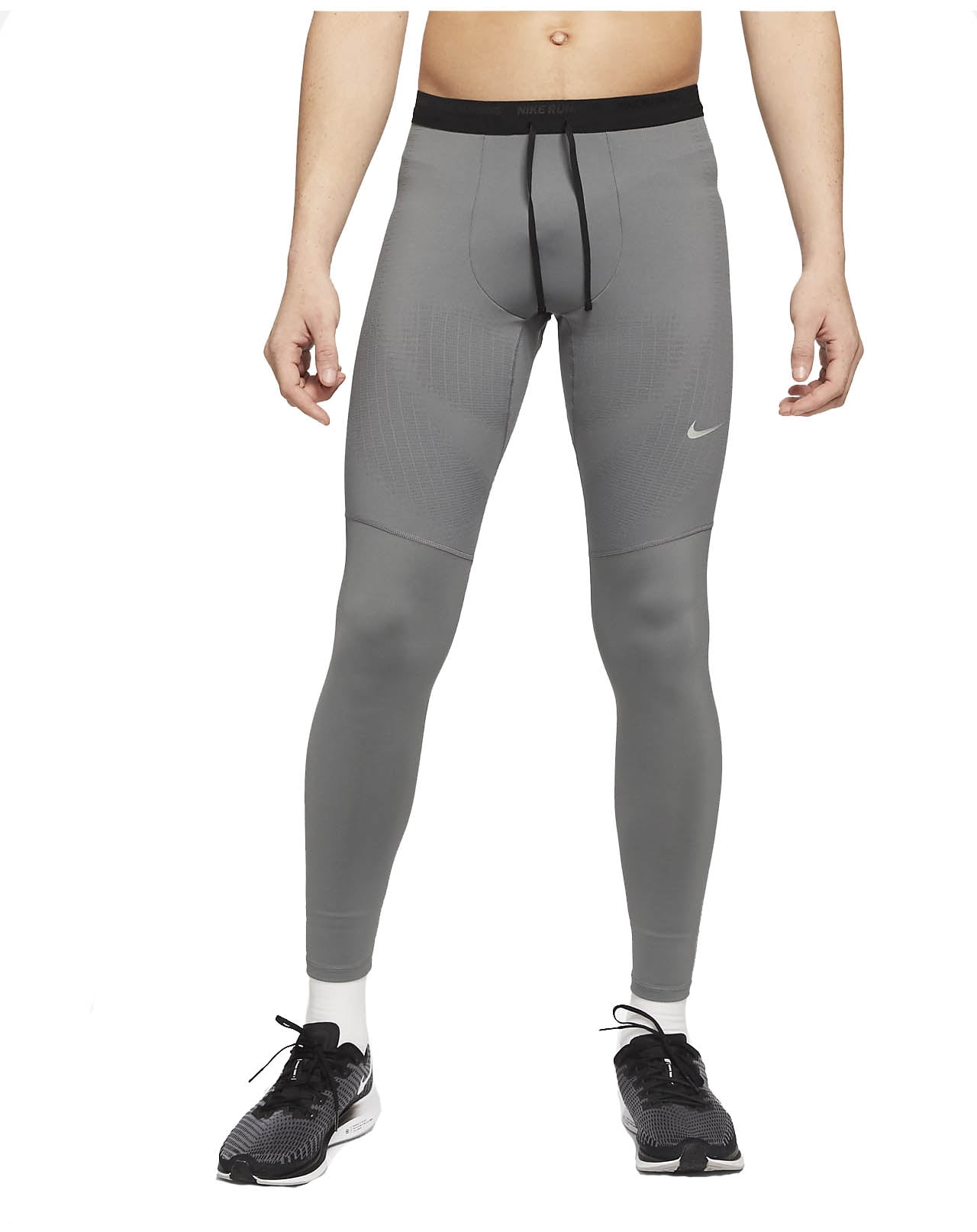 Nike Men's Phenom Elite Running Tights (Smoke Grey, Medium