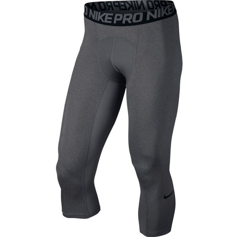 Nike Men's Pro Cool 3/4 Compression Tights 703082-091 Carbon