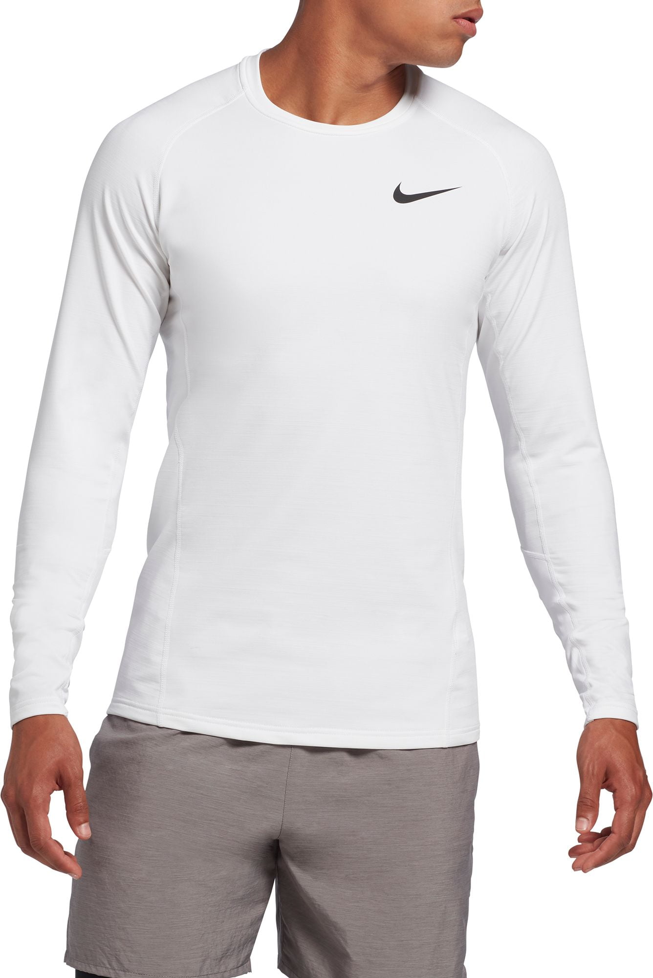 Nike Pro Men's Dri-Fit Slim Fit Short-Sleeve Top, Large, Black