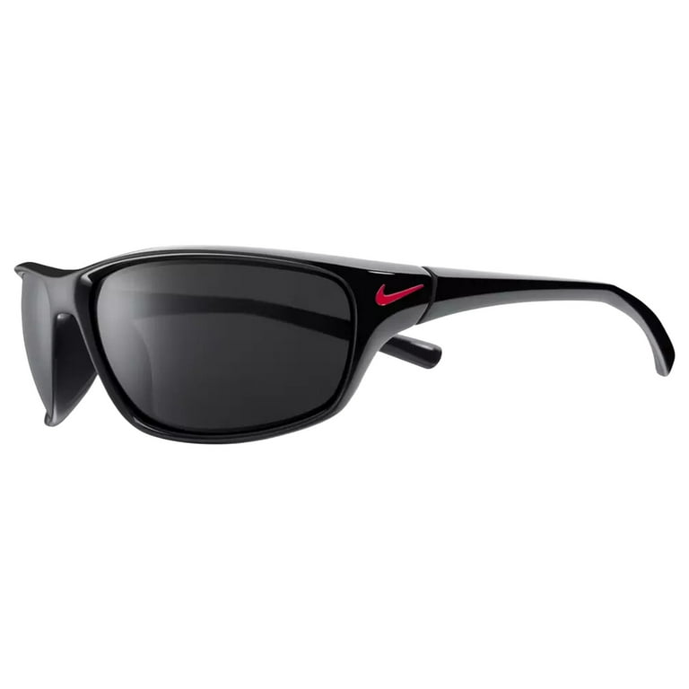Nike Rabid Men's Black Slim Temple Sport Wrap Sunglasses - EV1131