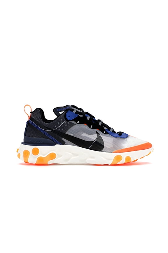 Men's React Element 87 Thunder Blue/Total Orange Running Shoes, from StockX