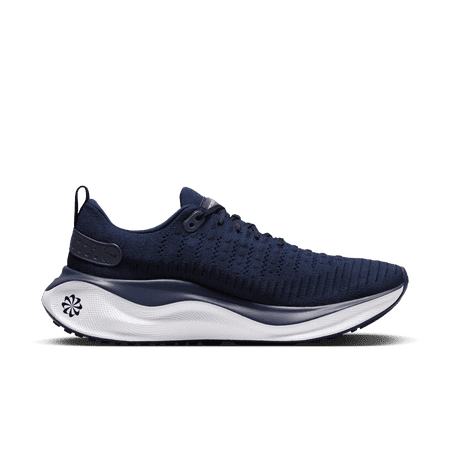 Nike Men's React Infinity Rn 4 Road Running Shoes in College Navy/Platinum Tint/Black