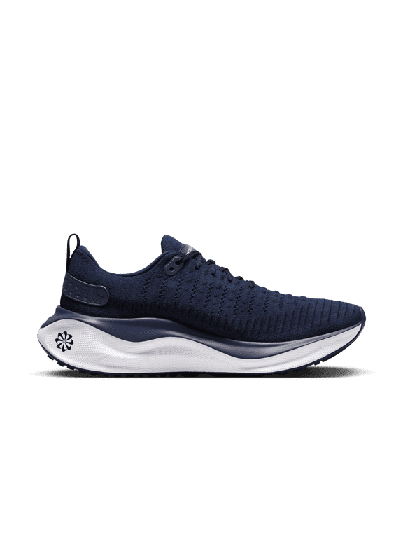 Men's React Infinity Rn 4 Road Running Shoes in College Navy/Platinum Tint/Black