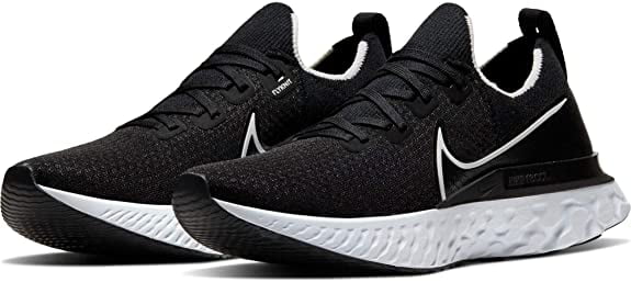 Nike Men's React Infinity Run FK Running Shoe, Black/Dark Grey, 13 D(M ...