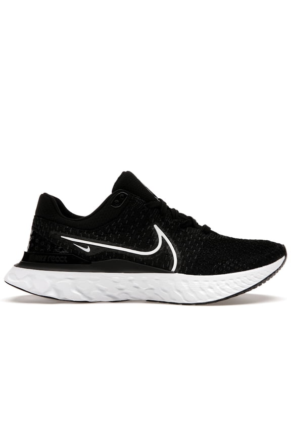 Men's React Infinity Run Flyknit 3 Black White Running Shoes, from StockX
