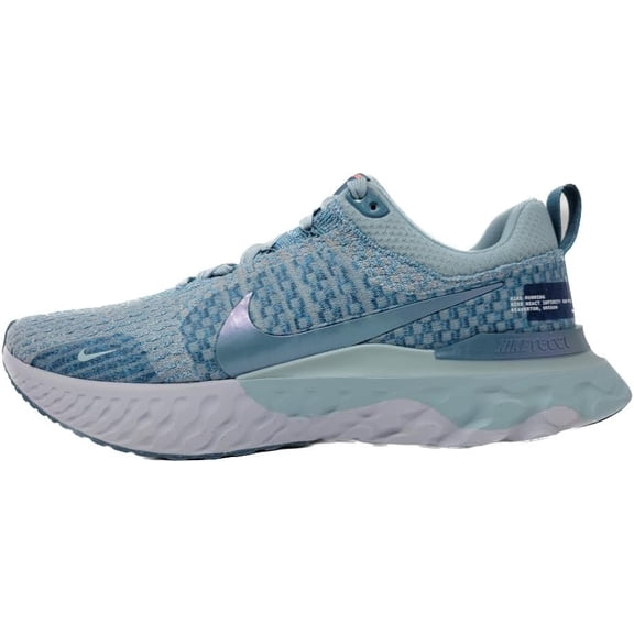 Nike Men's React Infinity Run Flyknit 3 Running Shoes, Ocean Bliss Noise Aqua Football Grey, Size 11.5