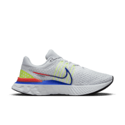 Nike Men's React Infinity Run Flyknit 3 Running Shoes, Pure Platinum/Racer Blue, 10 M US