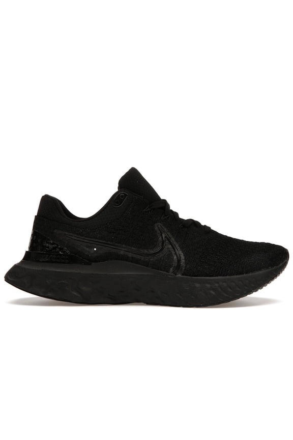 Men's React Infinity Run Flyknit 3 Triple Black Running Shoes, from StockX