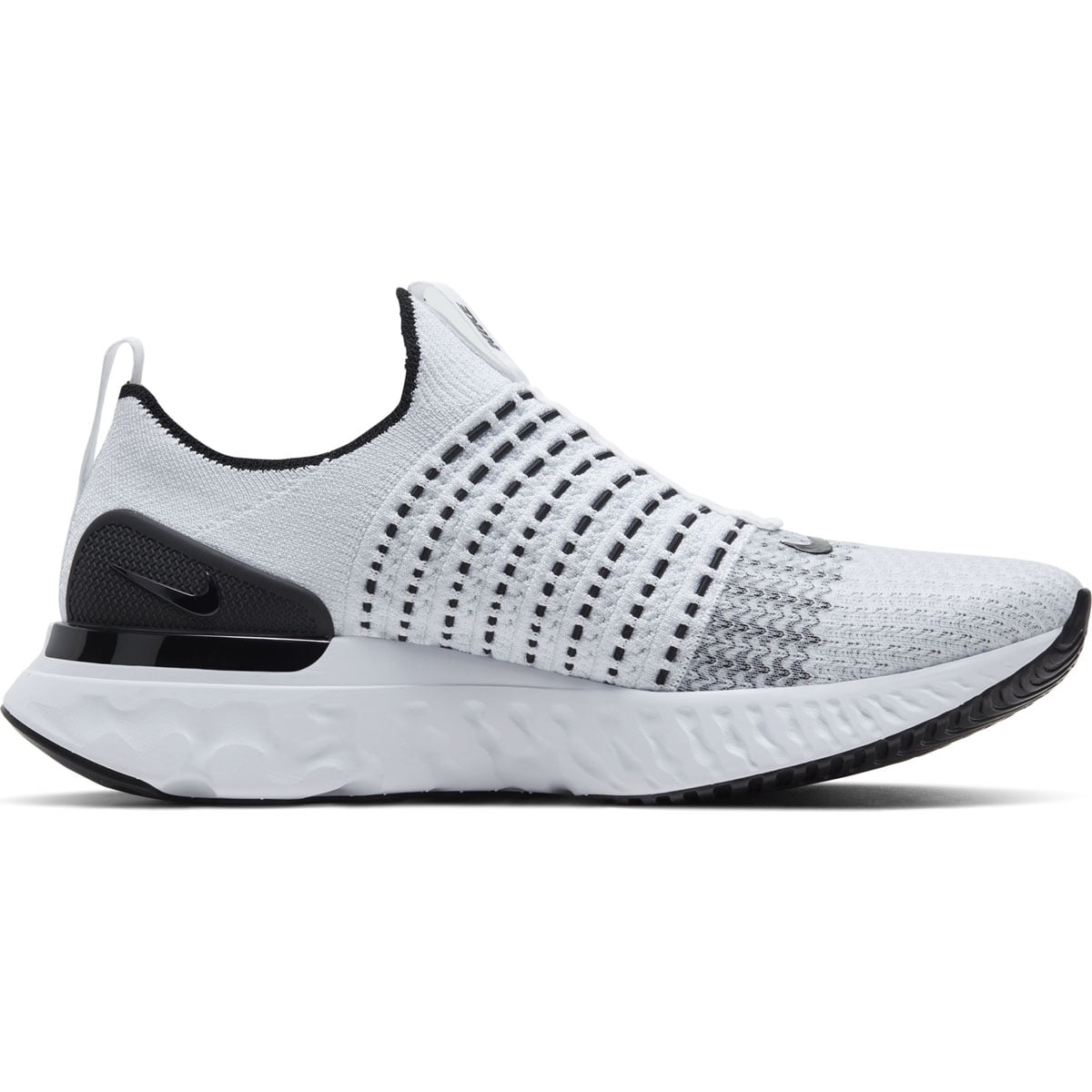 Nike Men's React Phantom Flyknit 2 Running Shoes White | Gray Size 7